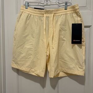 Lululemon Light Yellow Shorts